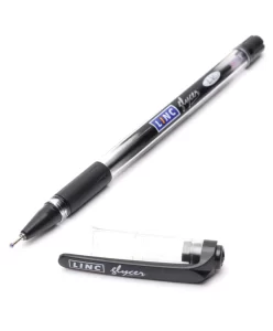 LINC Glycer 0.7mm Ball Pen (Black Ink, 5 Pcs Pouch, Pack of 2)