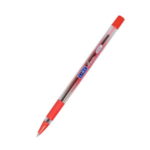 Linc Glycer 0.6mm Ball Pen (Red Ink, 5 Pcs Pouch, Pack of 2)