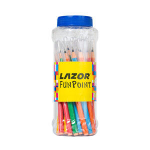 Linc Lazor Funpoint Ball Pen Jar, Blue Ink, Pack of 25 x 2