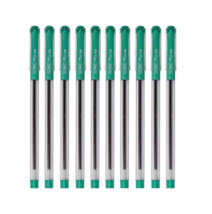 LINC Maxo Fine Ball Pen (Green, 5 Pcs Pouch, Pack of 2) x 5