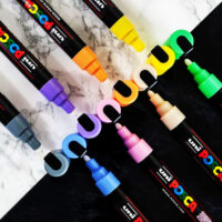 Uniball POSCA 5M Soft Color Paint Markers Set (1.8-2.5mm, 8 Pcs)