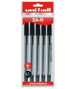 Uniball SAR Ball Pen (Black Ink, Pack of 5)