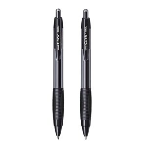 Uniball Click Gel Pen (Black, 2 Pc)