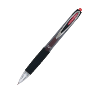 Uniball Signo-207 Gel Pen (Red ink, 1 x 3 nos)