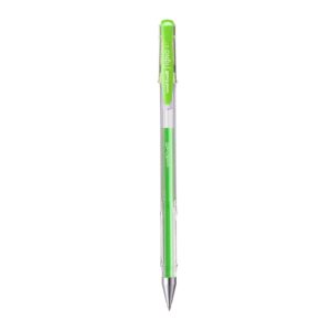 Uniball SIGNO UM-100 Gel Pen (Light Green Ink, Pack of 1 x 6 nos)