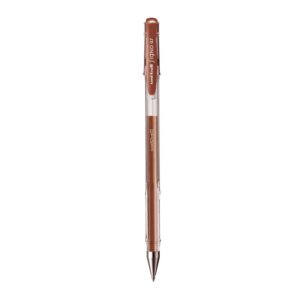 Uniball SIGNO UM-100 Gel Pen (Brown Ink, Pack of 1 x 6 nos)