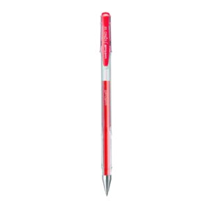 Uniball SIGNO UM-100 Gel Pen (F Red Ink, Pack of 1 x 6 nos)