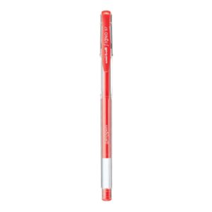Uniball SIGNO UM-100 Gel Pen (F Red Ink, Pack of 1 x 6 nos)