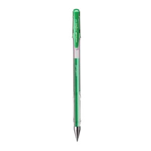 Uniball SIGNO UM-100 Gel Pen (Green Ink, Pack of 1 x 6 nos)