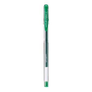Uniball SIGNO UM-100 Gel Pen (Green Ink, Pack of 1 x 6 nos)
