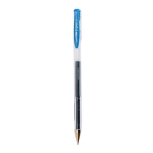 Uniball SIGNO UM-100 Gel Pen (Light Blue Ink, Pack of 1 x 6 nos)