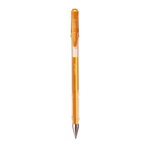 Uniball SIGNO UM-100 Gel Pen (Orange Ink, Pack of 1 x 6 nos)