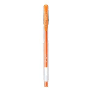 Uniball SIGNO UM-100 Gel Pen (Orange Ink, Pack of 1 x 6 nos)