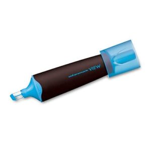 Uniball USP-200 Promark View Highlighter Pen (Light Blue, 5mm Chisel Tip, Pack of 1)