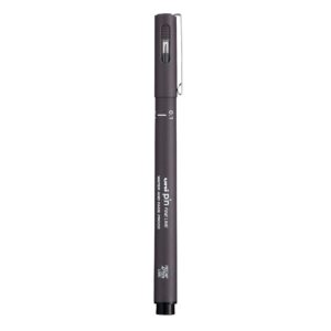 Uniball PIN-200S 0.1 mm Fine Line Markers (Grey, Pack of 1)