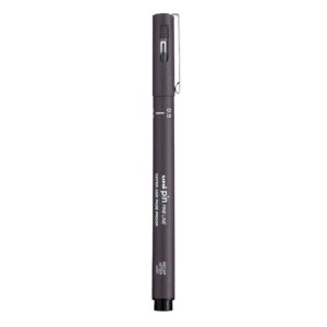 Uniball PIN-200S 0.5 mm Fine Line Markers (Dark Grey, Pack of 1)