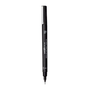 Uniball PIN-200S Fine Line Markers (0.6mm, Black, Pack of 3)