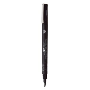 Uniball PIN-200S Chisel 2.0 mm Fine Line Markers (Black, Pack of 1)