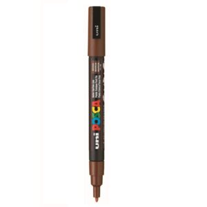 Uniball Posca 3M Marker Pen (Brown Ink, Pack of 1)