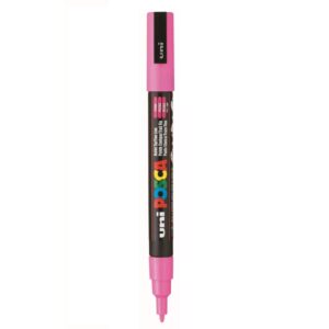 Uniball Posca 3M Marker Pen (Pink Ink, Pack of 1)