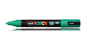 Uniball Posca 5M Marker Pen (Green Ink, Pack of 2)