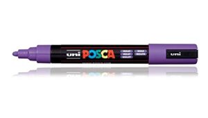 Uniball Posca 5M Marker Pen (Violet Ink, Pack of 1)