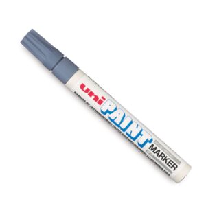 Uniball PX-20L Permanent Paint Marker (Grey, Pack Of 1)