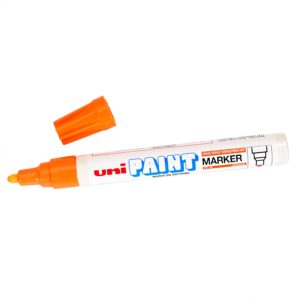 Uniball PX-20L Permanent Paint Marker (Orange, Pack Of 1)