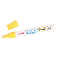 Uniball PX20 Paint Marker (Yellow Ink, Pack of 1)