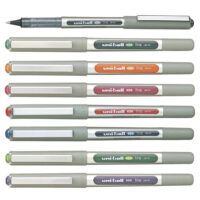 Uniball Eye UB157 Roller Pen (Assorted Color, Pack of 8)