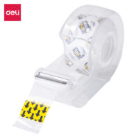 Deli WA30211 OFFICE TAPE DISP 18MM*7.62M Deli Wa30211 Office Tape Dispenser 18Mm*7.62M, Transparent Body, Pack of 1 X 2 NOS