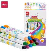 Deli EC211-12 Gel Crayon Color, Crayons Color set, Pack of 1