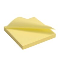 Deli Wa00353 Sticky Notes, 3/3 100 Sheet, Yellow color Pack of 2