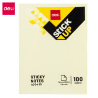 Deli Wa00453 Sticky Notes, 70Gsm, 100 Sheets, 76X101Mm, Pack of 1