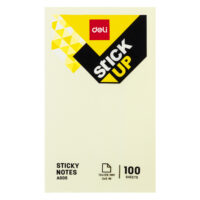 Deli Wa00553 Sticky Notes, 100 Sheets, 70 Gsm, 76X126Mm, Pack of 1