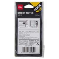 Deli Wa55002 Sticky Notes, 2 X 20 Sheets, 80 Gsm, 76X76Mm, Assorted, Pack of 1