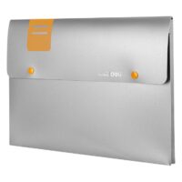 DELI W5576 Document Case, Document Bag Silver Color, Pack of 10