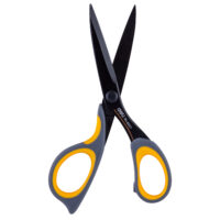 Deli W6027 Scissor, Steel Scissor, Grey & Orange Body, Pack Of 1