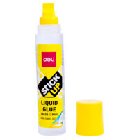 Deli W7302S Liquid Glue 50 ML, Multi Purpose Glue, Transparent Body ,Pack of 4