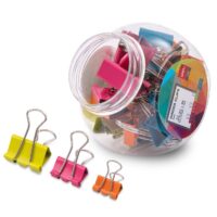 Deli W8560 Color Binder Clip, Pack of 2