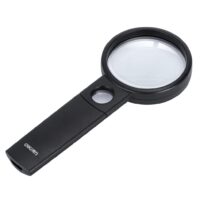 Deli W9090 Magnifier 2.5X/5X Black Body , ABS frame, Pack of 1