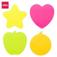 Deli WA03202 Sticky Note, 4/20 Sheet, Assorted color Note, Pack of 1 X 4 NOS