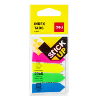 Deli Wa10602 Film Index Tab, 20 Sheets X 5 Colours, Pack Of 1
