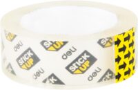 Deli WA30065 Office Packaging Tape 18Mm X30Y X 8 Pieces Of Rolls, Transparent Body, Pack 1