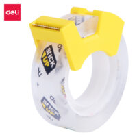 Deli WA30511 Invisible Tape, 12MM X 50 UM X 18, Transparent Body, Acryclic Glue, Pack of 1 X 2 NOS