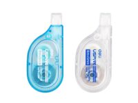Deli WH08 Correction Tape, body color blue & Transparent, Pack of 2