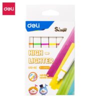 Deli WU13-6C Highlighter, Marker Pen, Assorted, Pack of 1