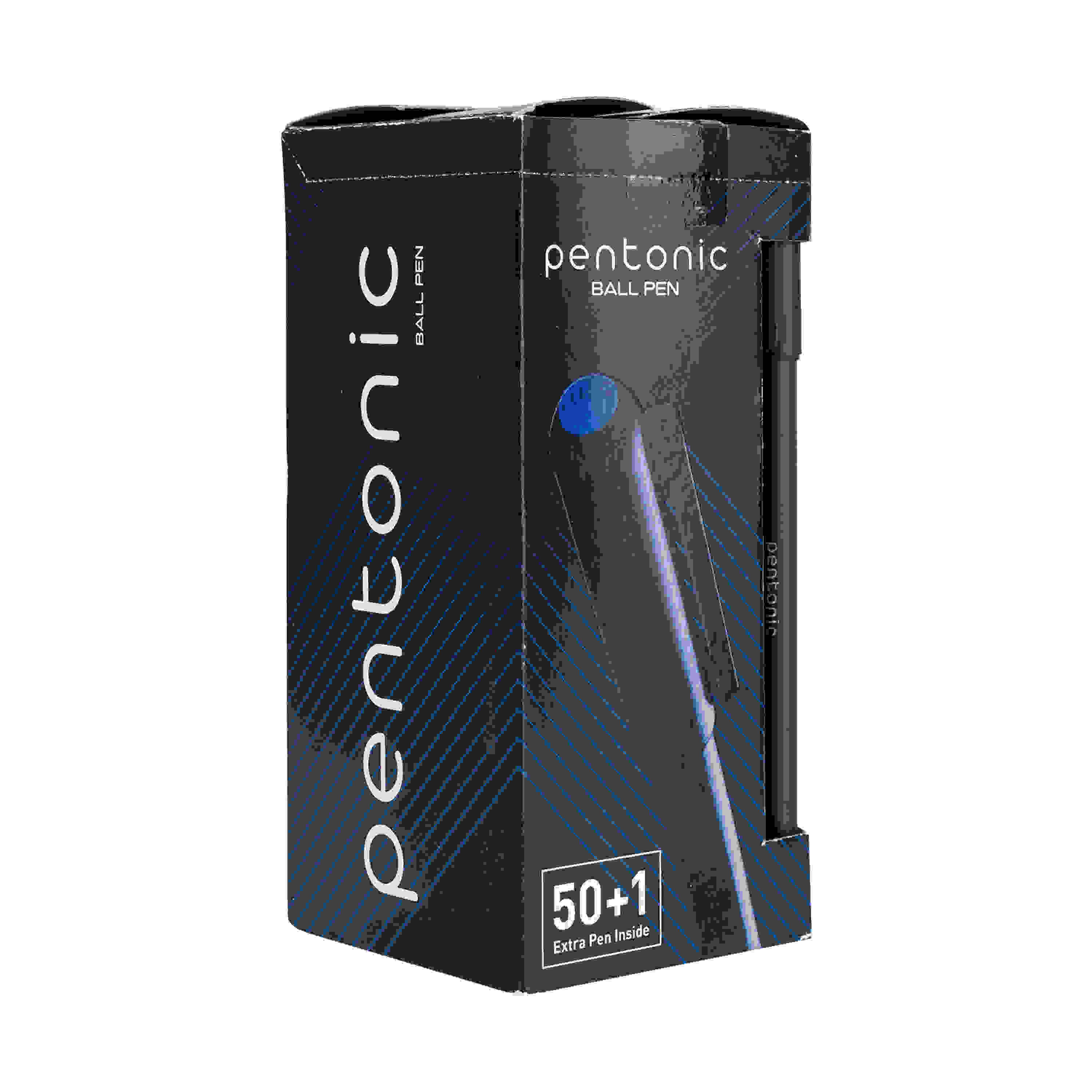 Pentonic 50 + 1 Ball Pen , Assorted Ink , Pack of 1