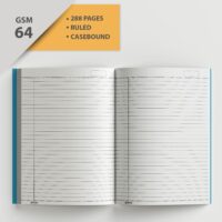 Case Bound A/4 Book – 288 Pages (2 books)