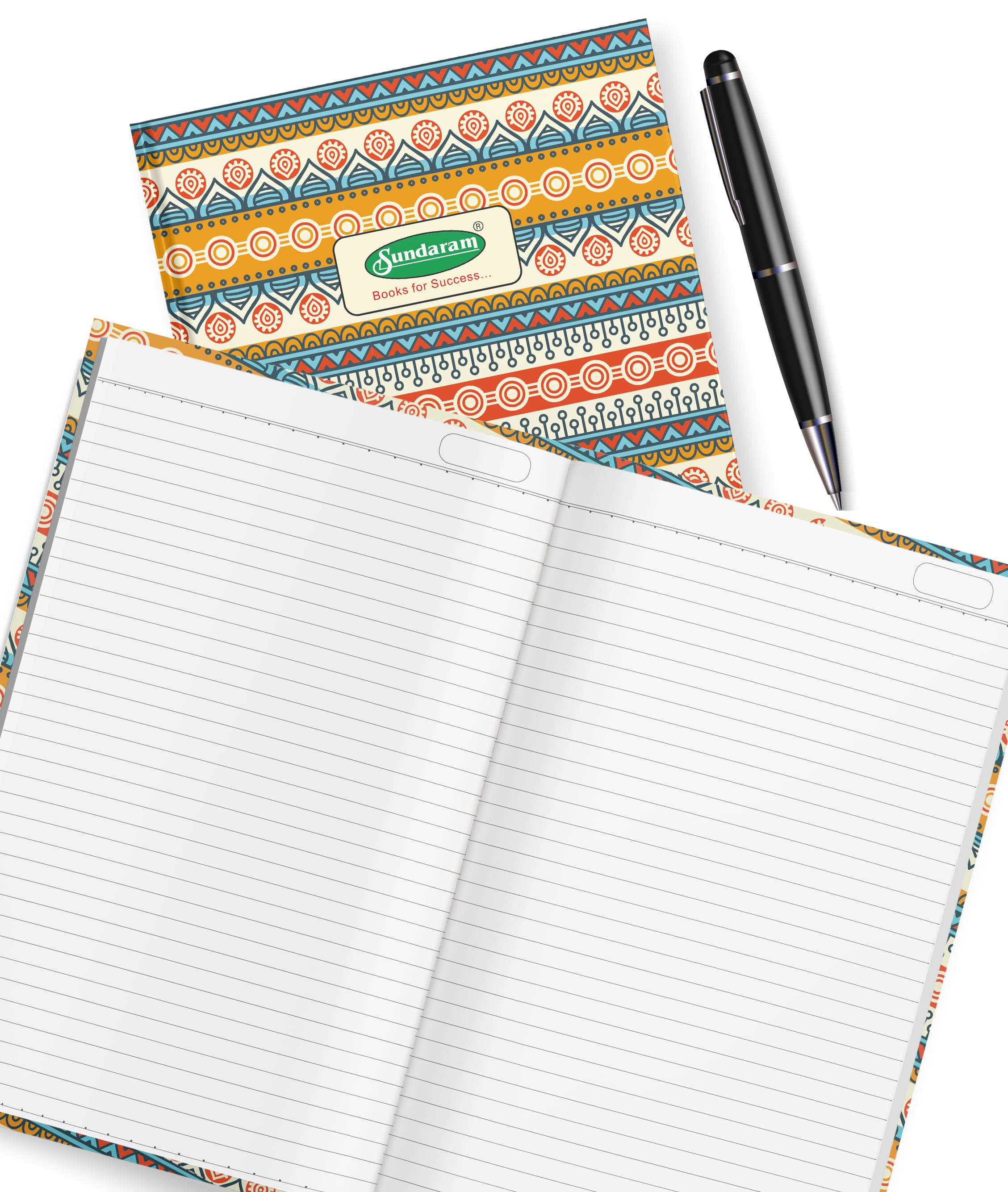 Case Bound Big Long Book (4 Quire) – 288 Pages (Pack of 3)
